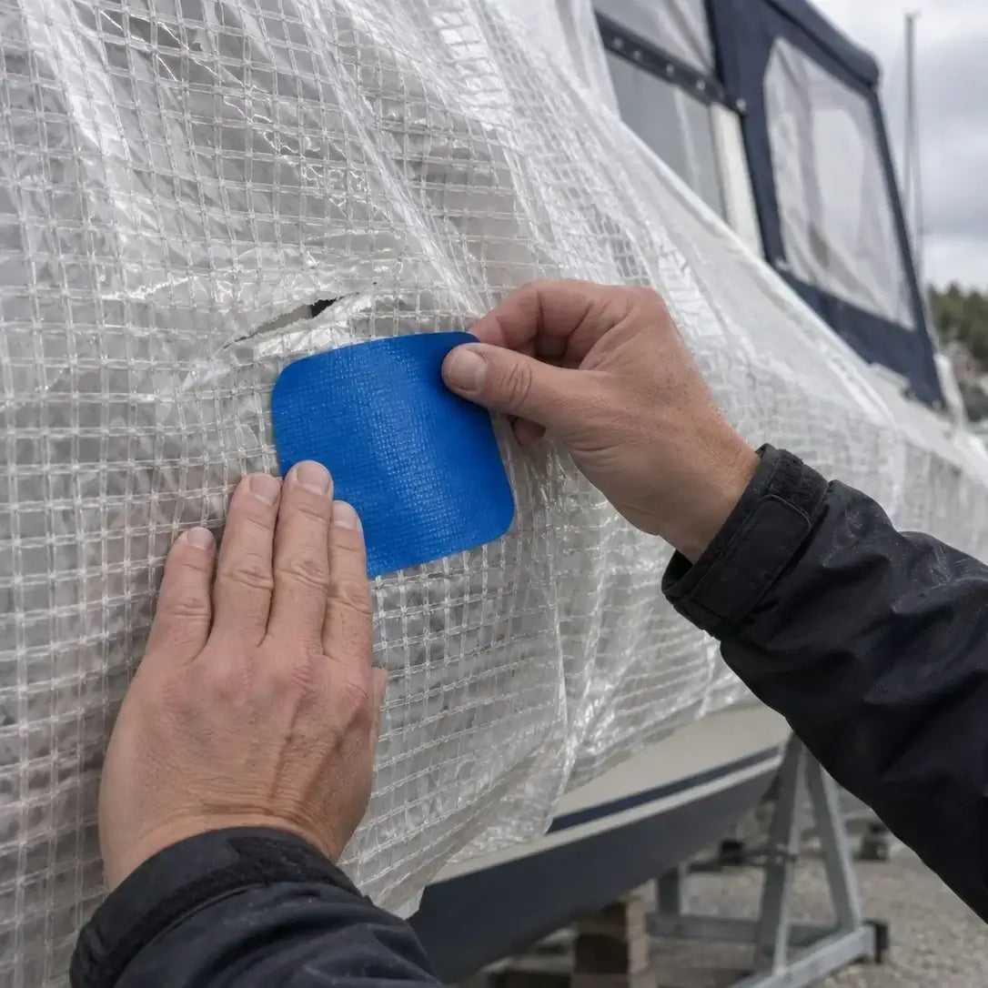 A torn tarp can quickly become a much bigger problem when exposed to wind and tension. Learn how to repair holes and tears with tarp repair tape, from cleaning and preparing the surface to reinforcing larger damaged areas.