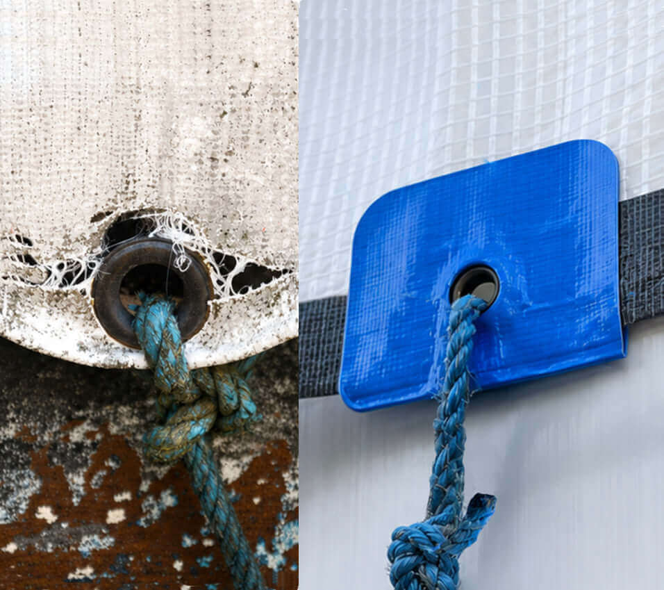 Reinforce the grommet