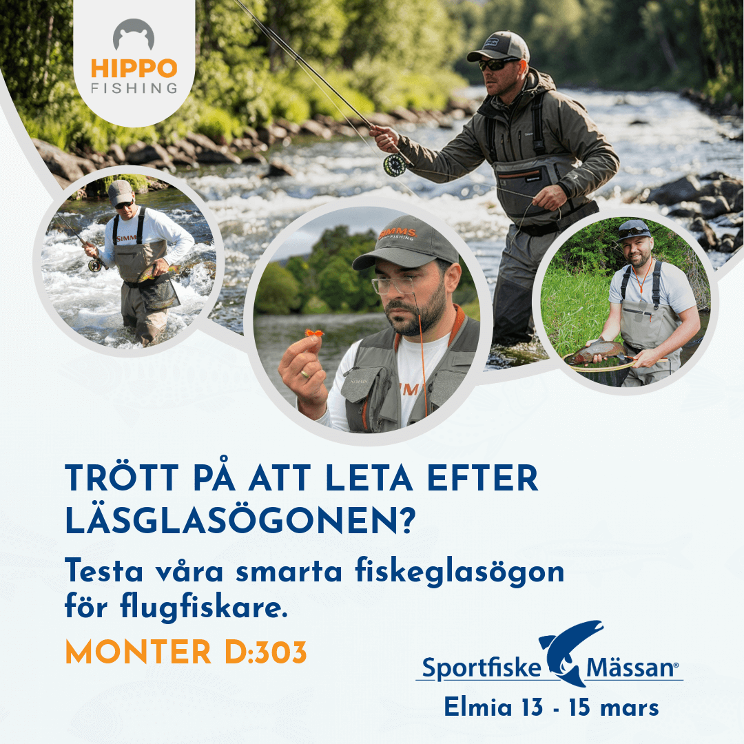 Hippo Outdoor products displayed at fly fishing exhibition