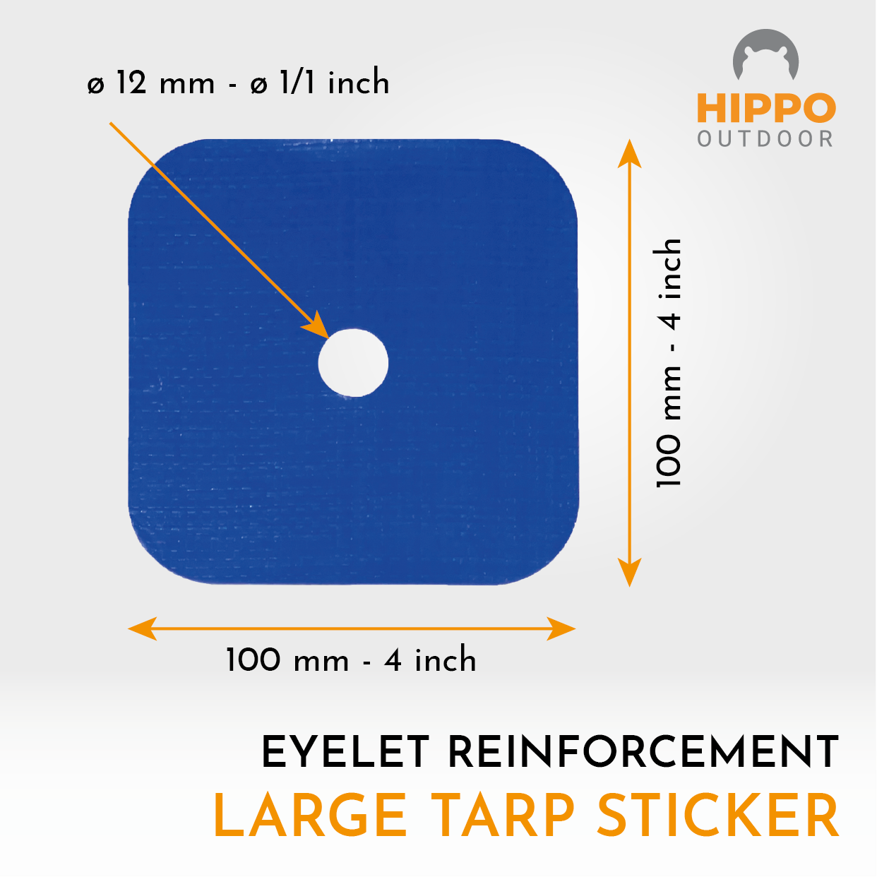 UV-resistant Eyelet Strengthener Tape for outdoor tarp durability.