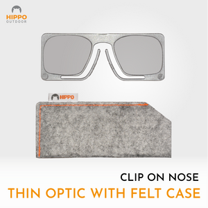 Portable magnifying glasses for detailed tasks, with a stylish and protective case.