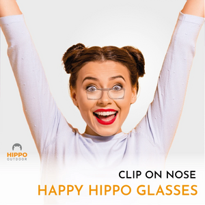 2 mm thick clip-on glasses perfect for crafting, sewing, and reading fine print.