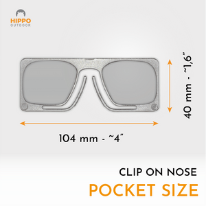 Portable reading glasses that fit in a phone case, wallet, or pocket for convenience.