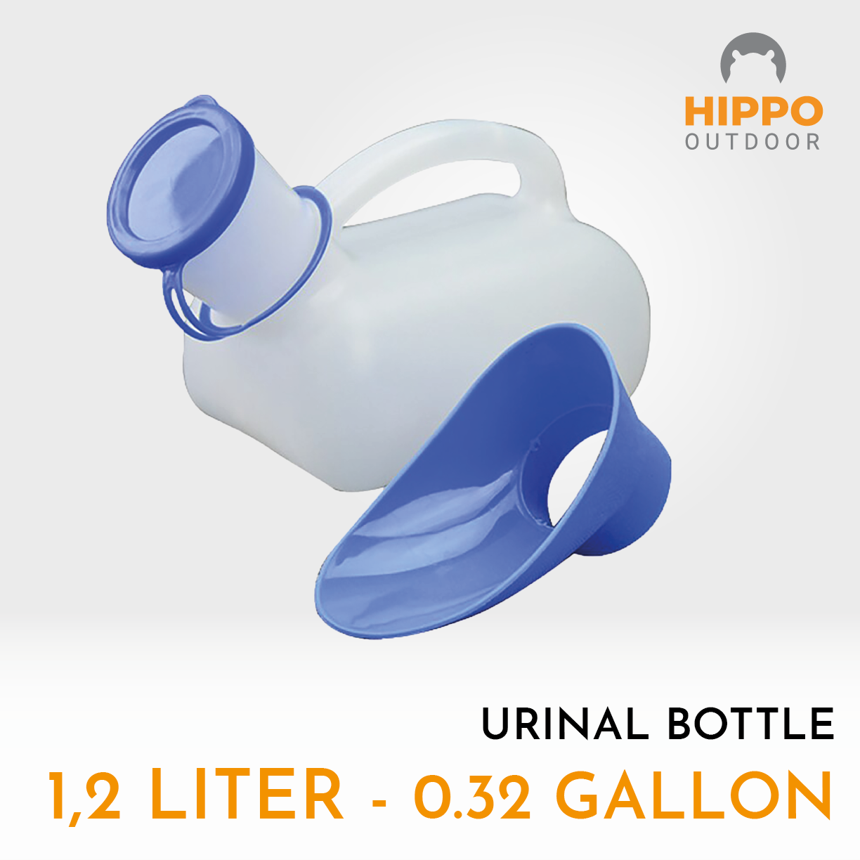 Spill-proof urinal bottle designed for comfort and safety during boating trips.