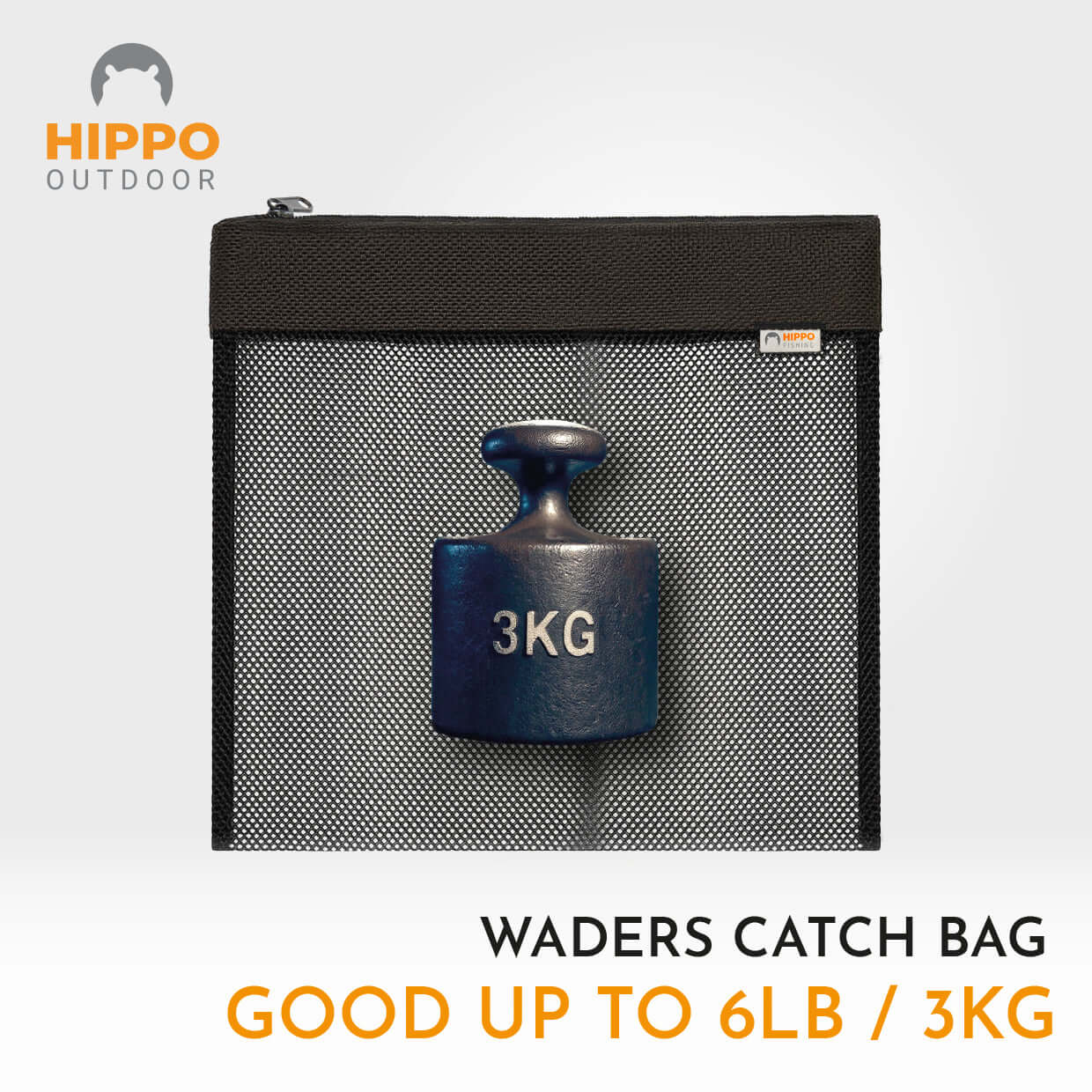 Save fishes up to 3 kg in the bag on the fishing tripp.