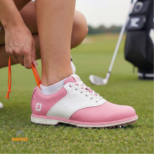 Pink Shoe from Footjoy with Shoehorn fron Hippo Golf