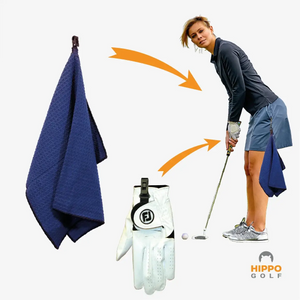 Golf belt holder attached to waistband or pocket for fast access to towel or glove 8172-04