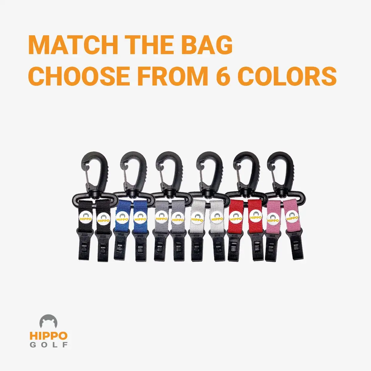 Headcover and cap holder for golf bag available in six colors from Hippo Golf – 8161-02