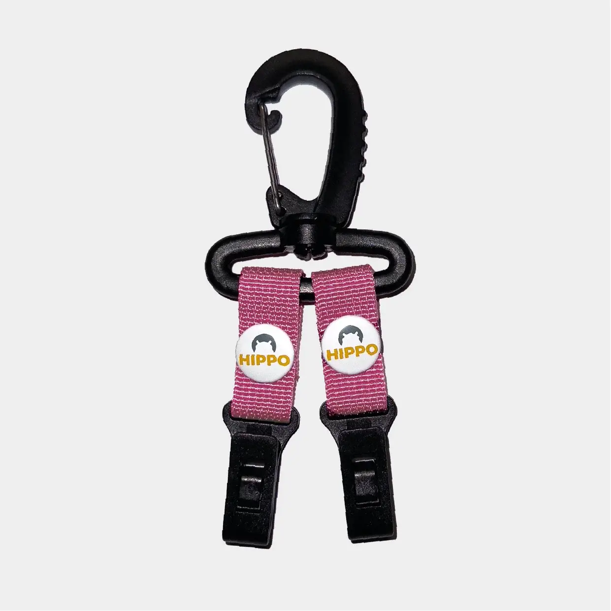 Pink Hippo Golf headcover and cap holder with clip for golf bag – 8161-08