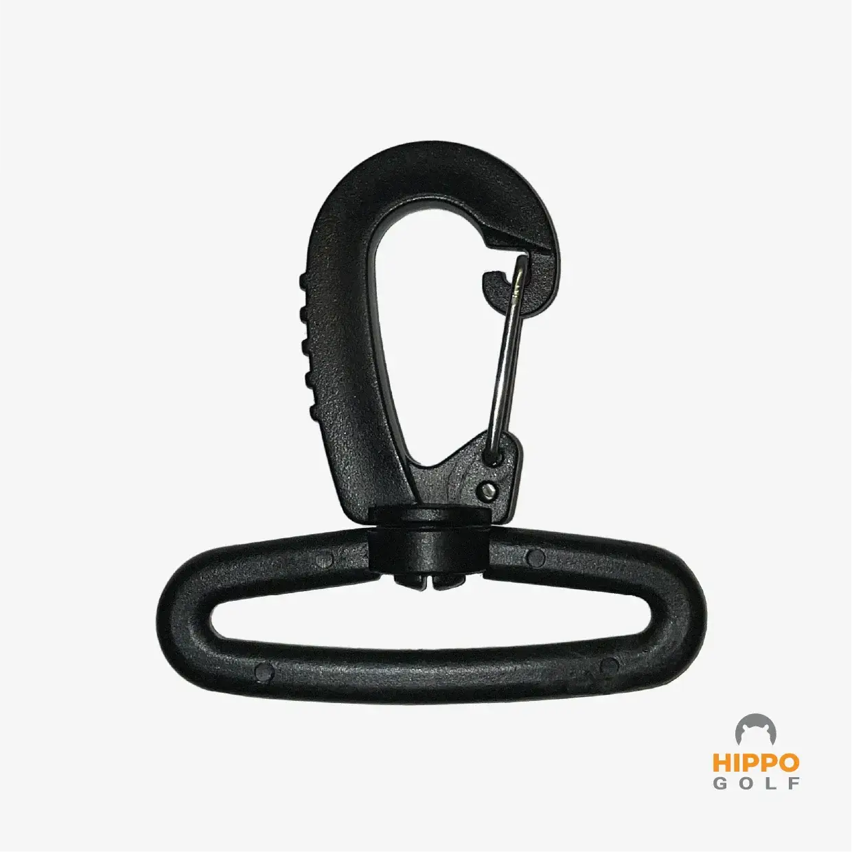 Golf bag clip with wide base 50 mm for stable attachment of towels and brushes 8191-04
