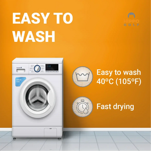 Hippo Golf microfiber towel easy to wash at 40 degrees and fast drying – 8174-08