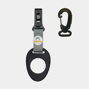 Hippo Golf quick access bottle holder with grey strap for golf bags 8184-08