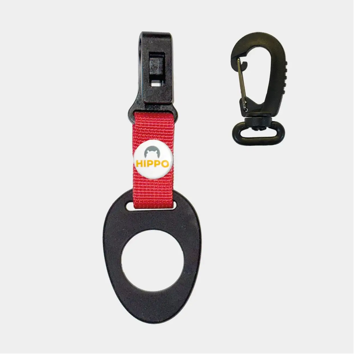 Hippo Golf quick access bottle holder with red strap for golf bags 8184-09