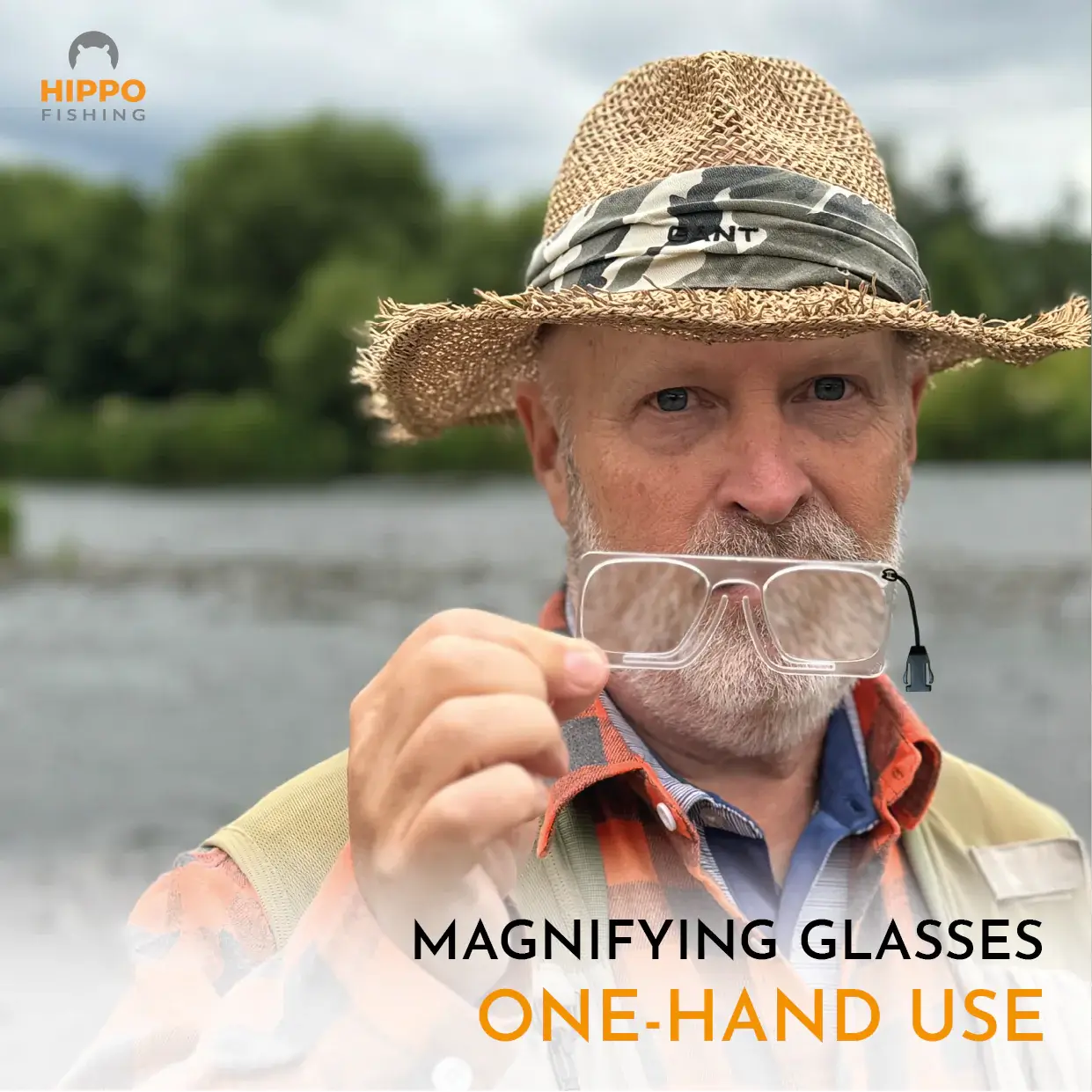 clamp on fishing lure magnifying glass Clip & Flip Fly Magnifier Glasses 2.5 Designed with convenience in mind Fly Fishing Magnifier Neck