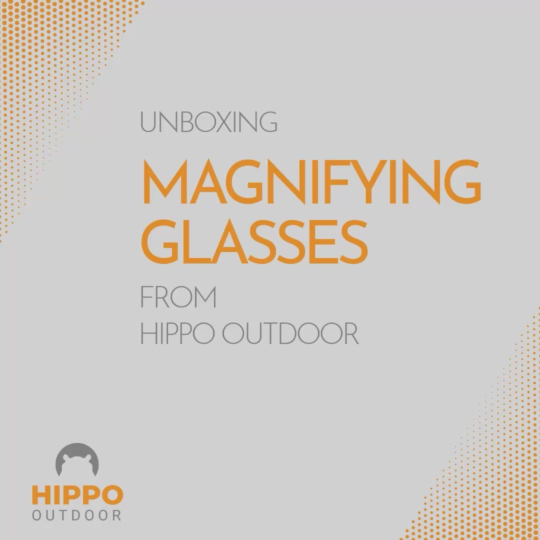 Unboxing the magnifying glasses for fly fishing