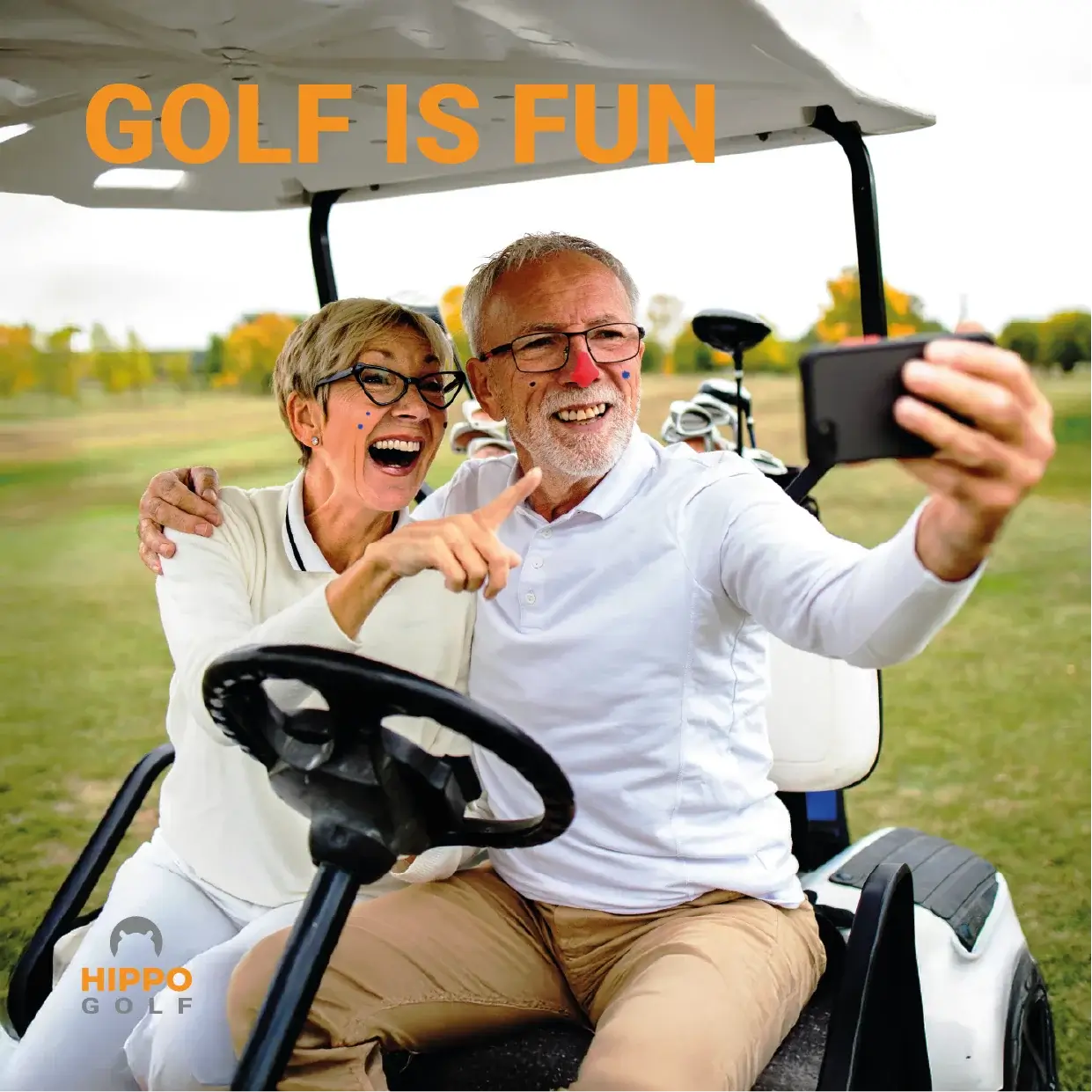 Spot Golf showing that golf is fun with friends taking a selfie – 8110-05